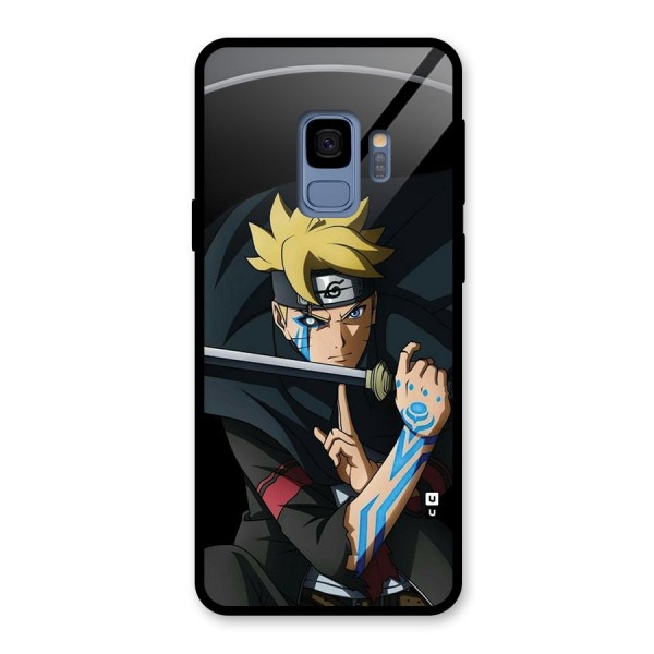 Boruto Uzumaki Stance Glass Back Case for Galaxy S9