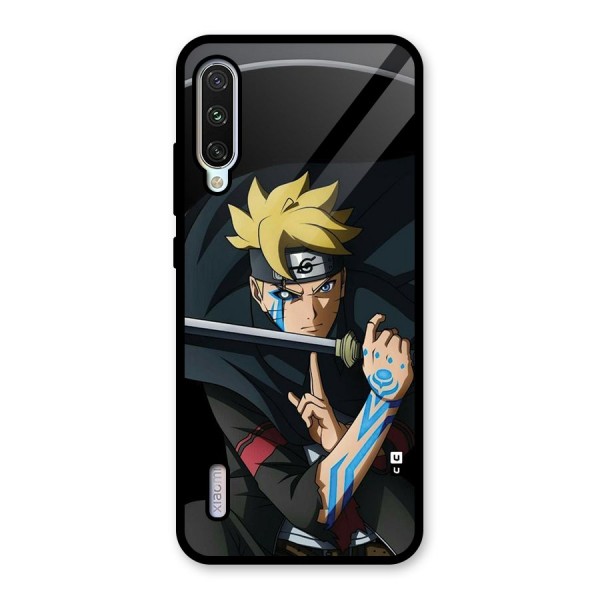 Boruto Uzumaki Stance Glass Back Case for Mi A3