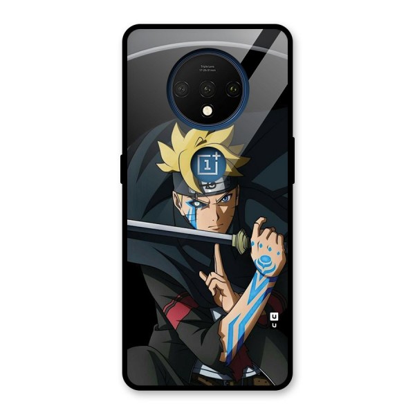 Boruto Uzumaki Stance Glass Back Case for OnePlus 7T