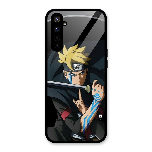 Boruto Uzumaki Stance Glass Back Case for Realme 6