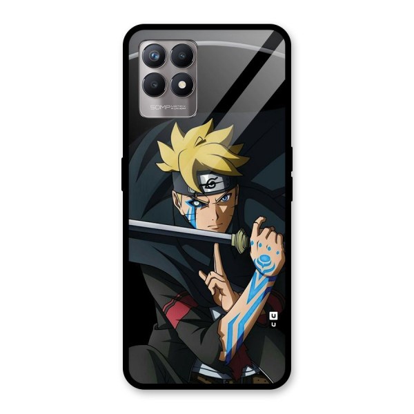 Boruto Uzumaki Stance Glass Back Case for Realme 8i