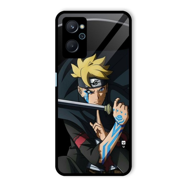 Boruto Uzumaki Stance Glass Back Case for Realme 9i