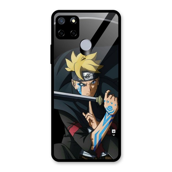 Boruto Uzumaki Stance Glass Back Case for Realme C12