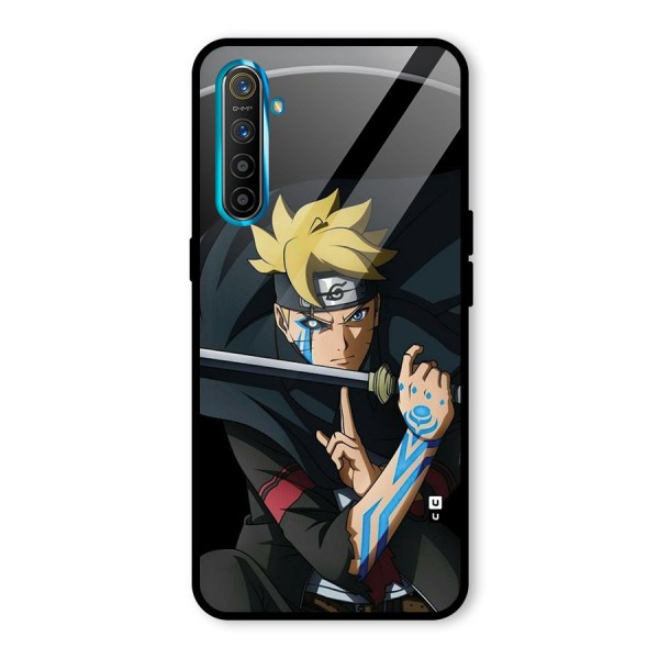 Boruto Uzumaki Stance Glass Back Case for Realme X2