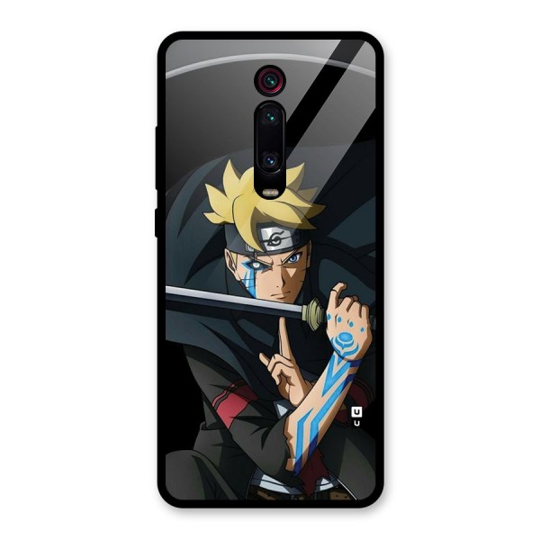 Boruto Uzumaki Stance Glass Back Case for Redmi K20