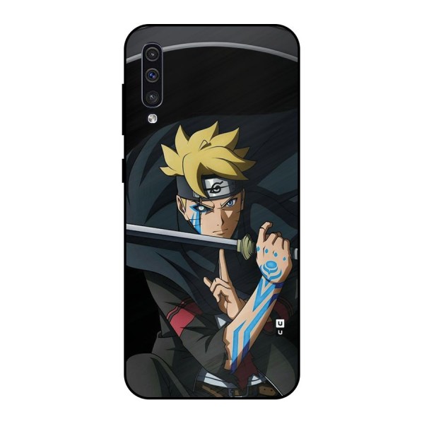 Boruto Uzumaki Stance Metal Back Case for Galaxy A50