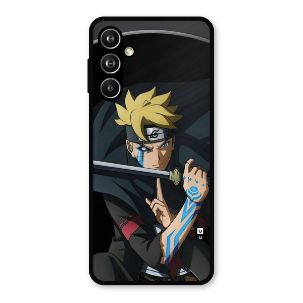 Boruto Uzumaki Stance Metal Back Case for Galaxy F54