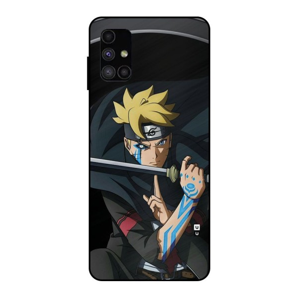 Boruto Uzumaki Stance Metal Back Case for Galaxy M51