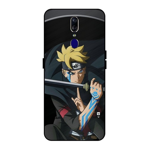 Boruto Uzumaki Stance Metal Back Case for Oppo F11