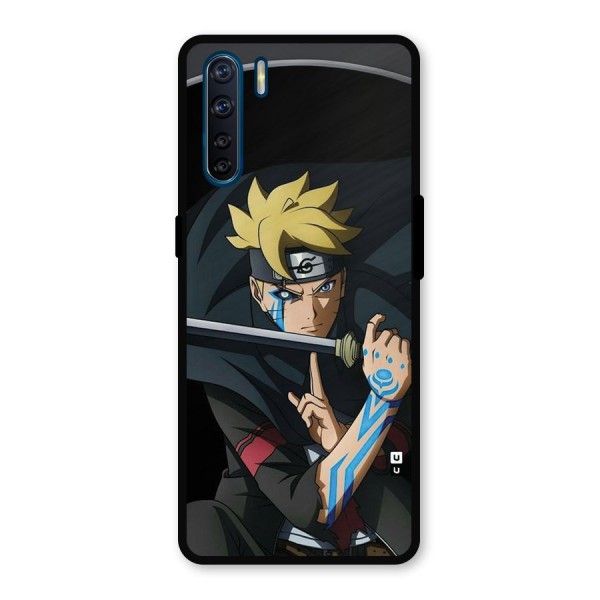 Boruto Uzumaki Stance Metal Back Case for Oppo F15