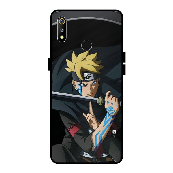 Boruto Uzumaki Stance Metal Back Case for Realme 3