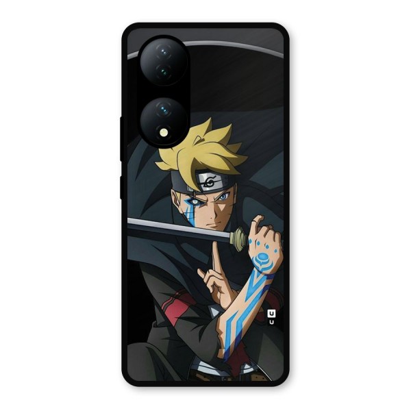 Boruto Uzumaki Stance Metal Back Case for Vivo T2