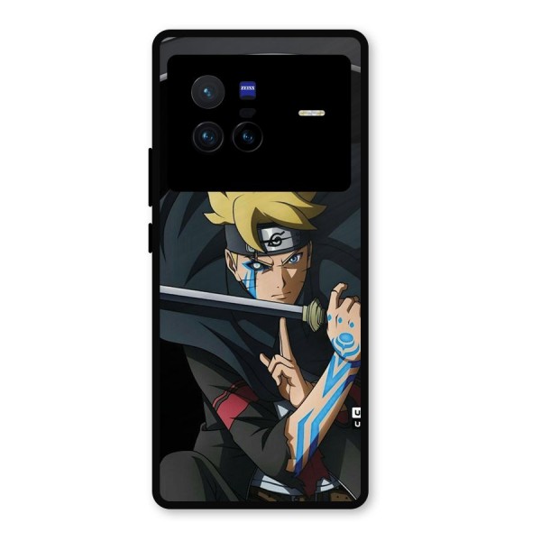 Boruto Uzumaki Stance Metal Back Case for Vivo X80