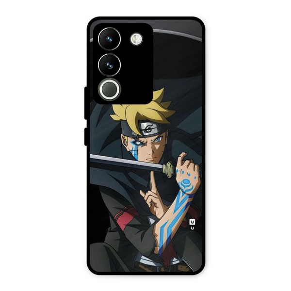 Boruto Uzumaki Stance Metal Back Case for Vivo Y200