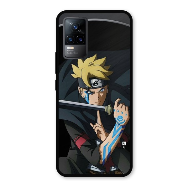 Boruto Uzumaki Stance Metal Back Case for Vivo Y73