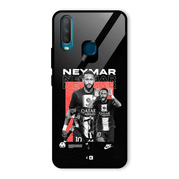 Brazilian Brilliance Glass Back Case for Vivo Y12