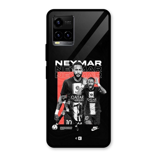 Brazilian Brilliance Glass Back Case for Vivo Y21T