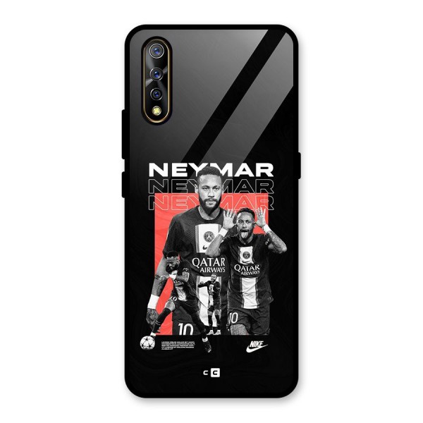 Brazilian Brilliance Glass Back Case for Vivo Z1x