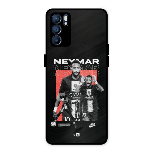 Brazilian Brilliance Metal Back Case for Oppo Reno6 5G