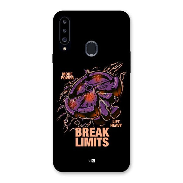 Break Limits Back Case for Galaxy A20s