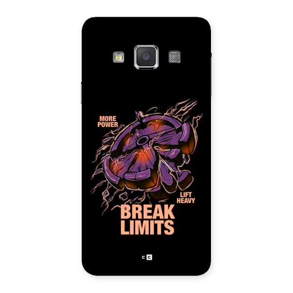 Break Limits Back Case for Galaxy A3