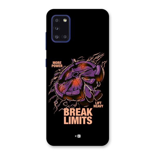 Break Limits Back Case for Galaxy A31