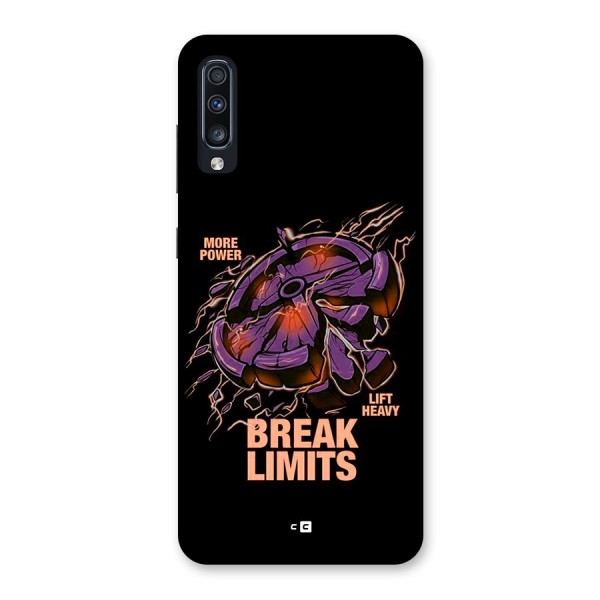 Break Limits Back Case for Galaxy A70s