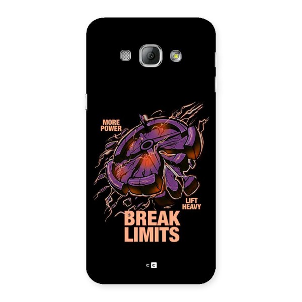 Break Limits Back Case for Galaxy A8