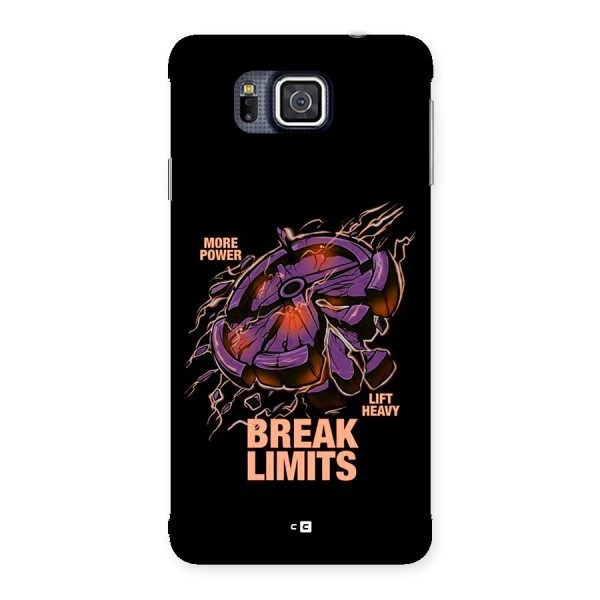 Break Limits Back Case for Galaxy Alpha