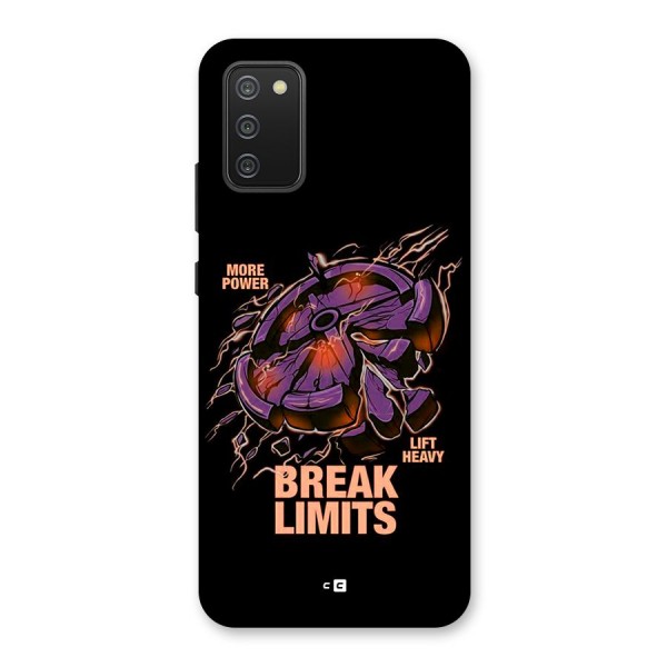 Break Limits Back Case for Galaxy F02s