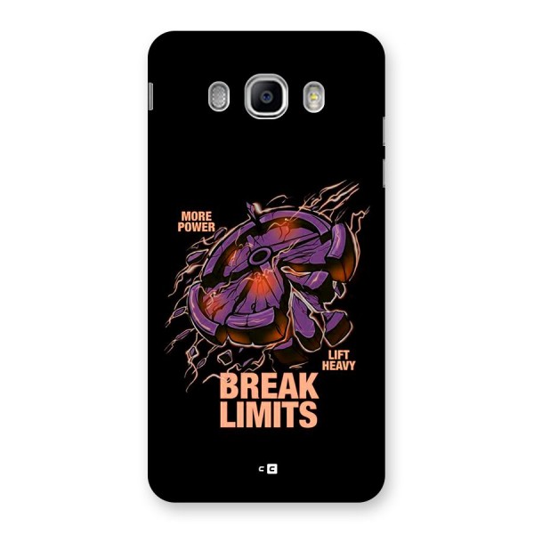 Break Limits Back Case for Galaxy J5 2016