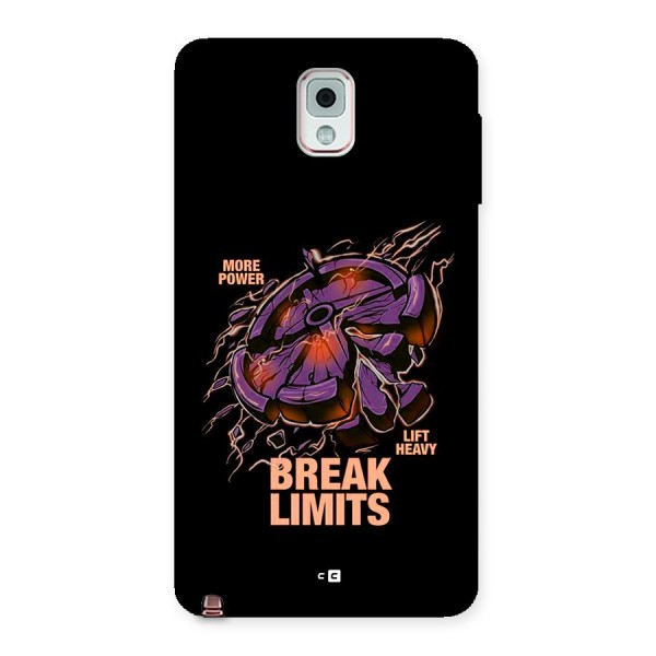 Break Limits Back Case for Galaxy Note 3