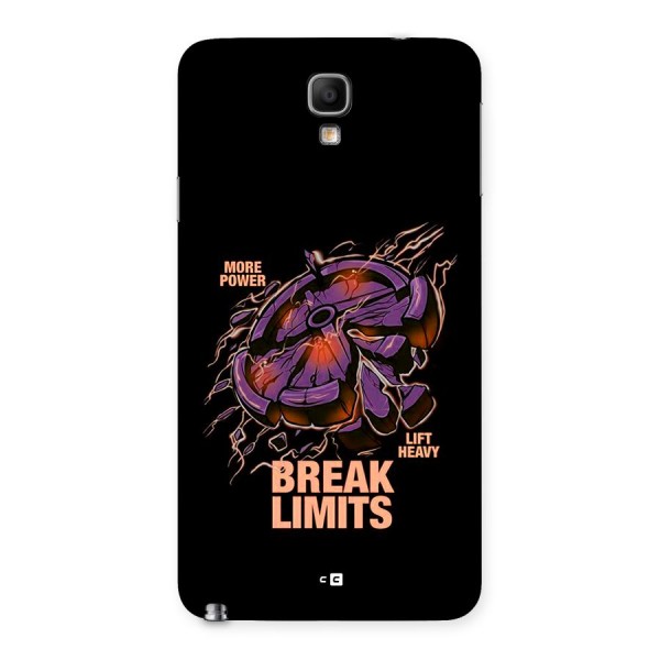 Break Limits Back Case for Galaxy Note 3 Neo