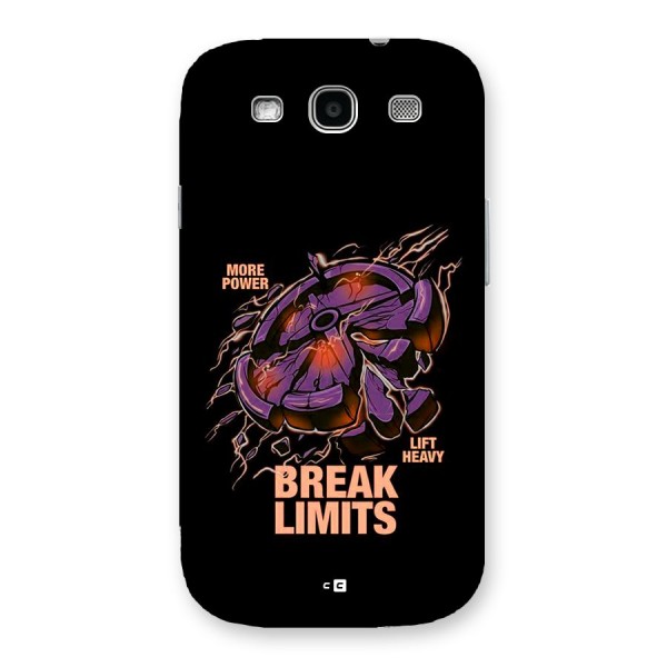 Break Limits Back Case for Galaxy S3 Neo