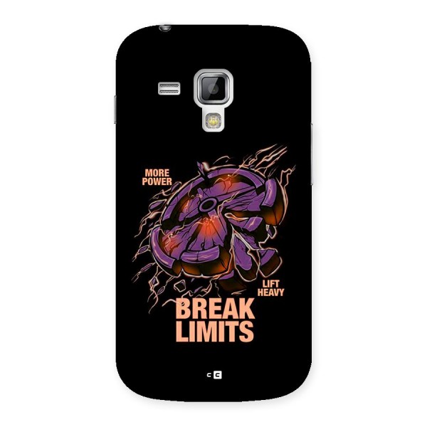 Break Limits Back Case for Galaxy S Duos