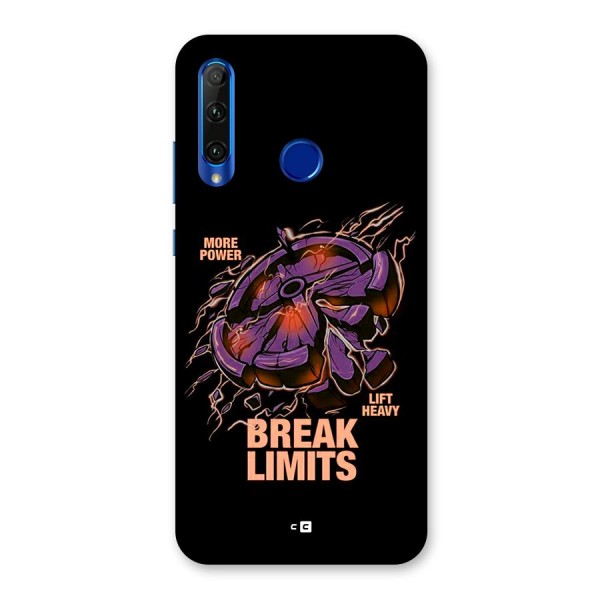 Break Limits Back Case for Honor 20i