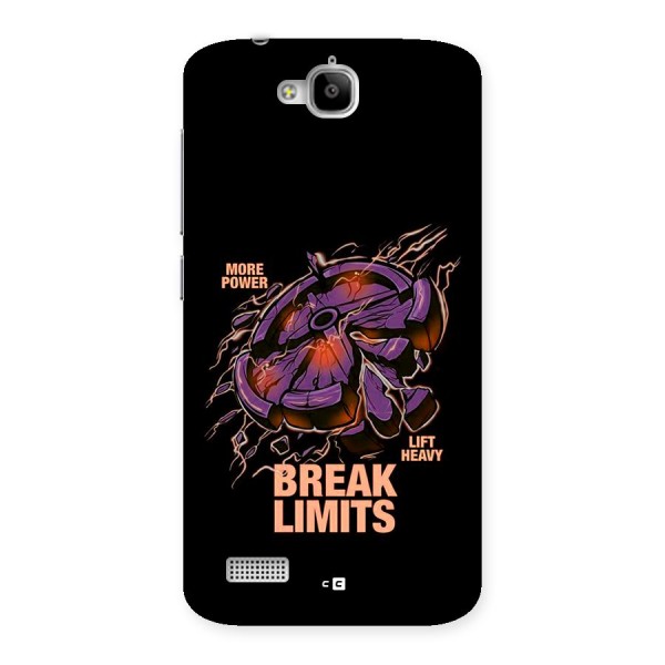 Break Limits Back Case for Honor Holly