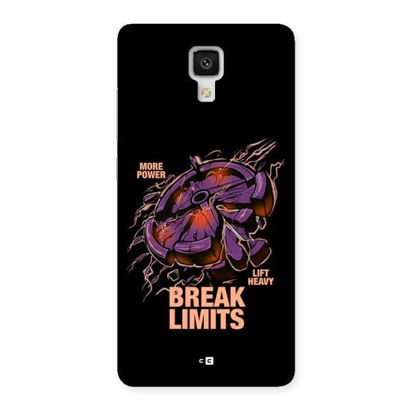 Break Limits Back Case for Mi4