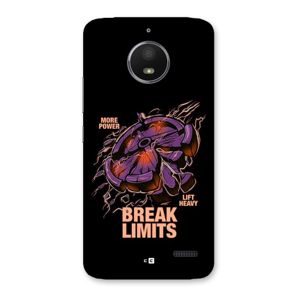 Break Limits Back Case for Moto E4