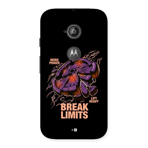 Break Limits Back Case for Moto E 2nd Gen