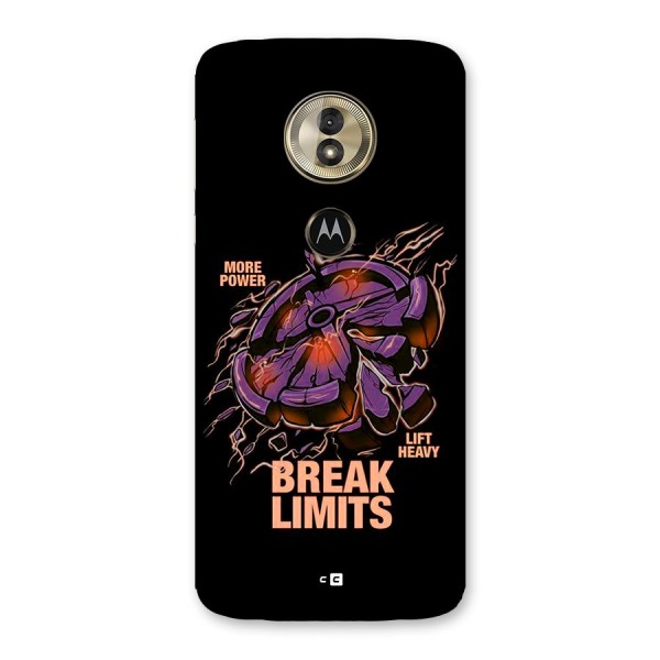 Break Limits Back Case for Moto G6 Play