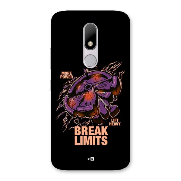 Break Limits Back Case for Moto M