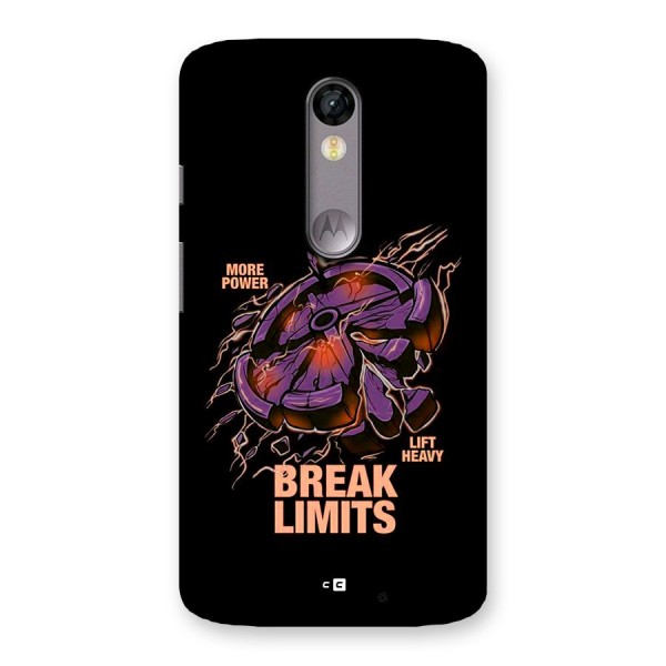 Break Limits Back Case for Moto X Force