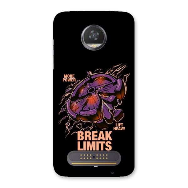 Break Limits Back Case for Moto Z2 Play