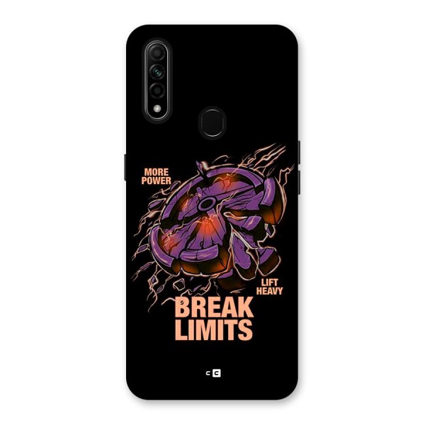 Break Limits Back Case for Oppo A31