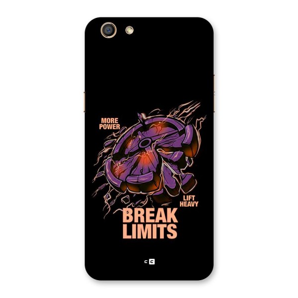 Break Limits Back Case for Oppo F3