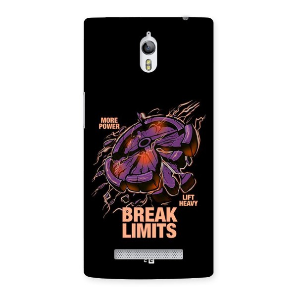 Break Limits Back Case for Oppo Find 7