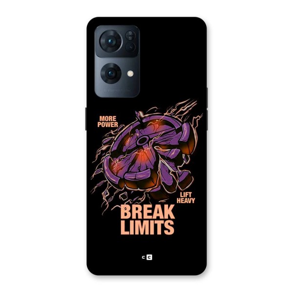 Break Limits Back Case for Oppo Reno7 Pro 5G