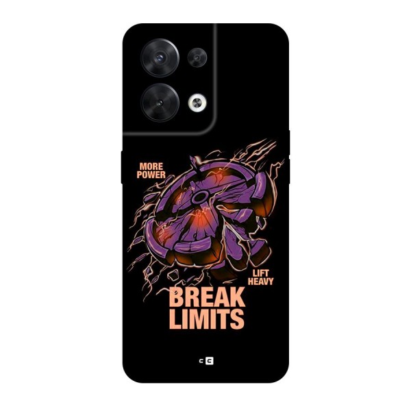 Break Limits Back Case for Oppo Reno8 5G