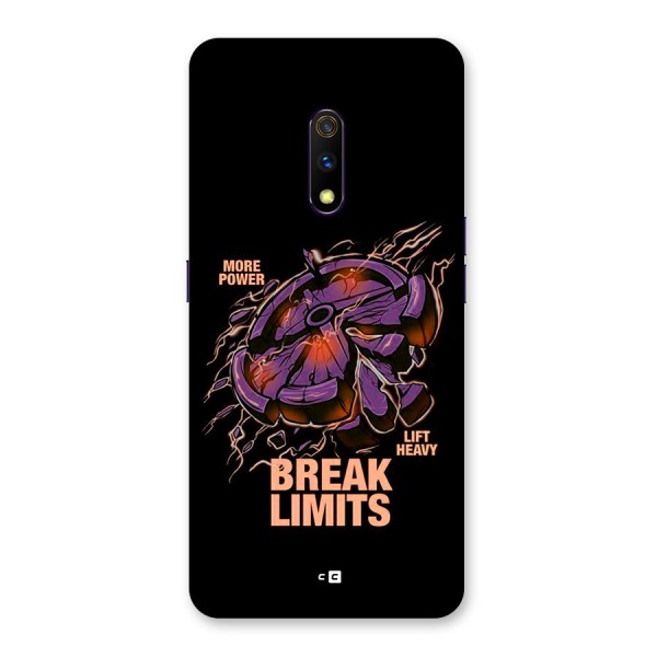 Break Limits Back Case for Realme X